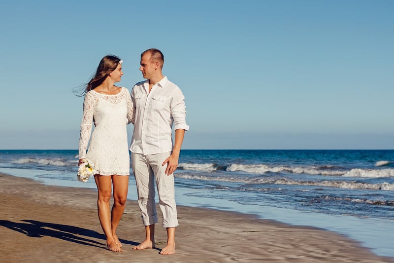 Beachfront Wedding Setup